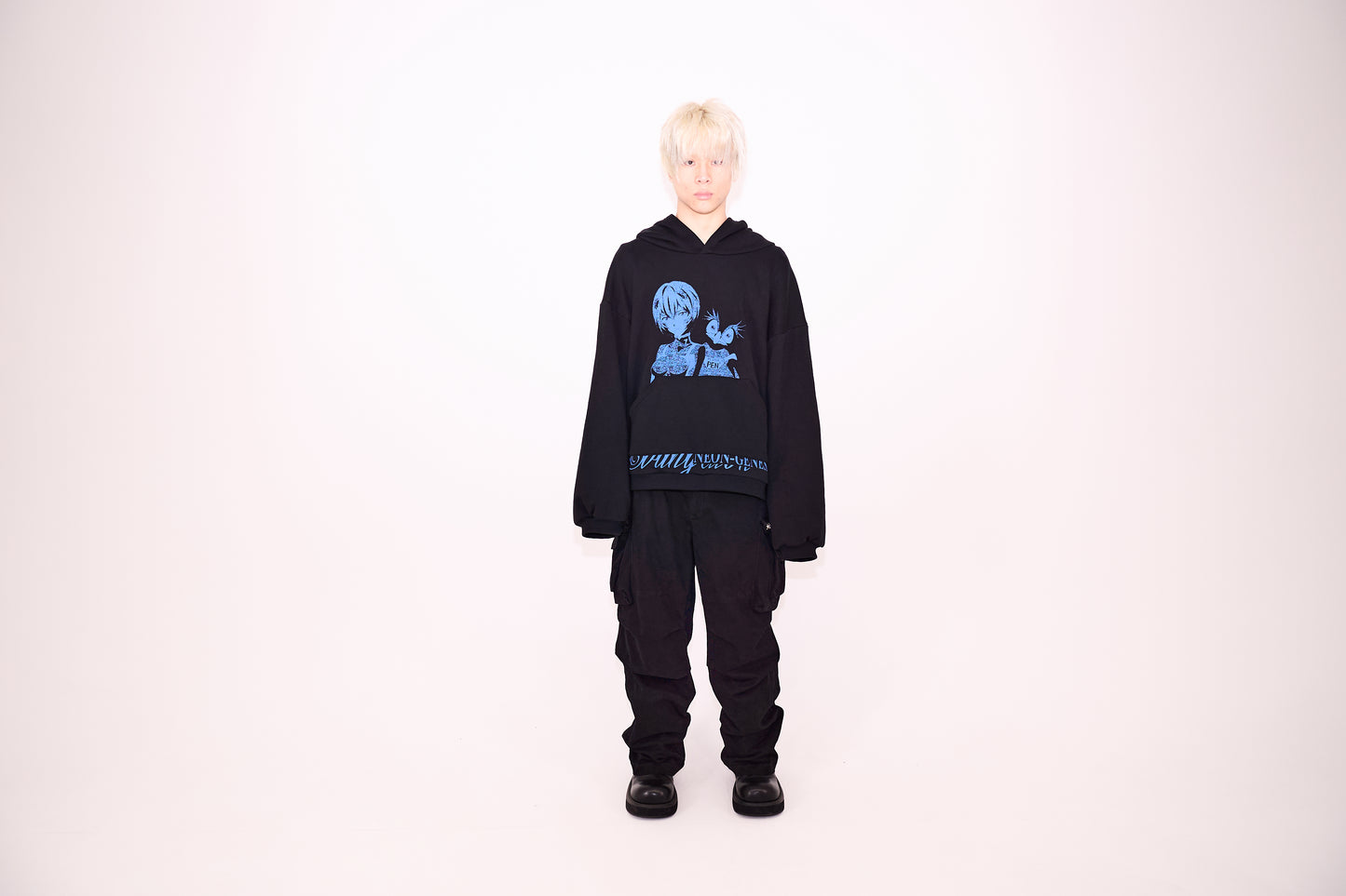 NGE Hoodie Blue