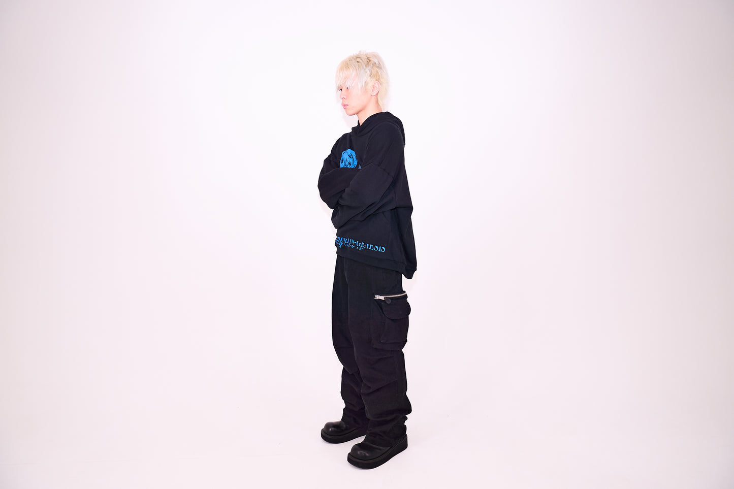 NGE Hoodie Blue
