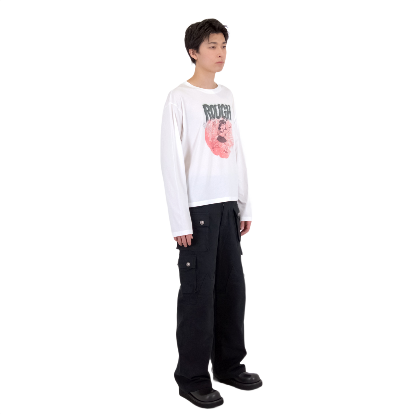 .925 Silver Nekoknee Cargo Pants