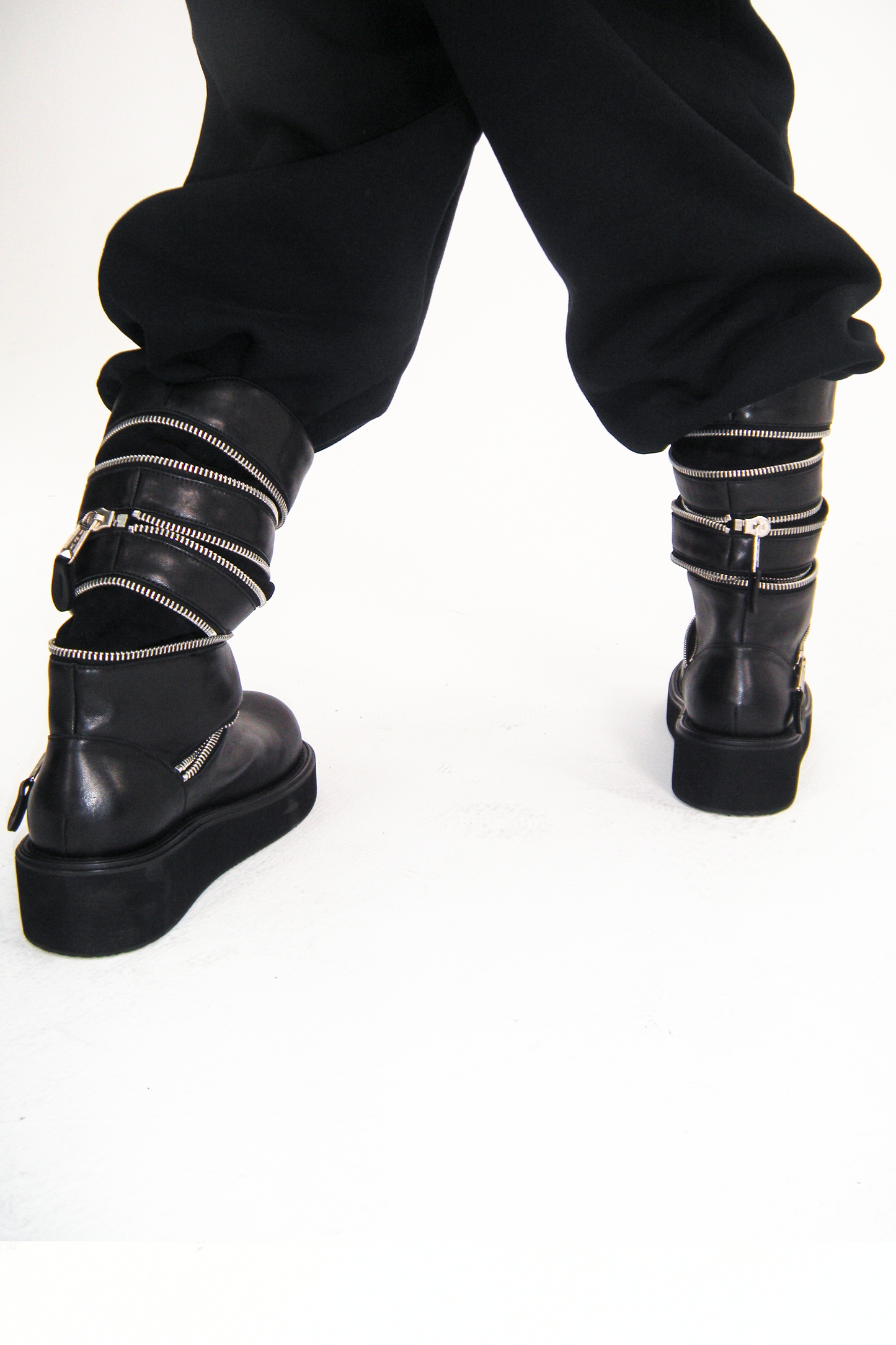 Accordion Combat Boots