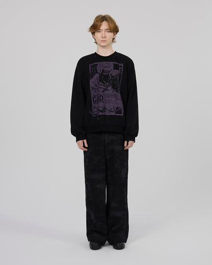 Swordsman Sweater Purple