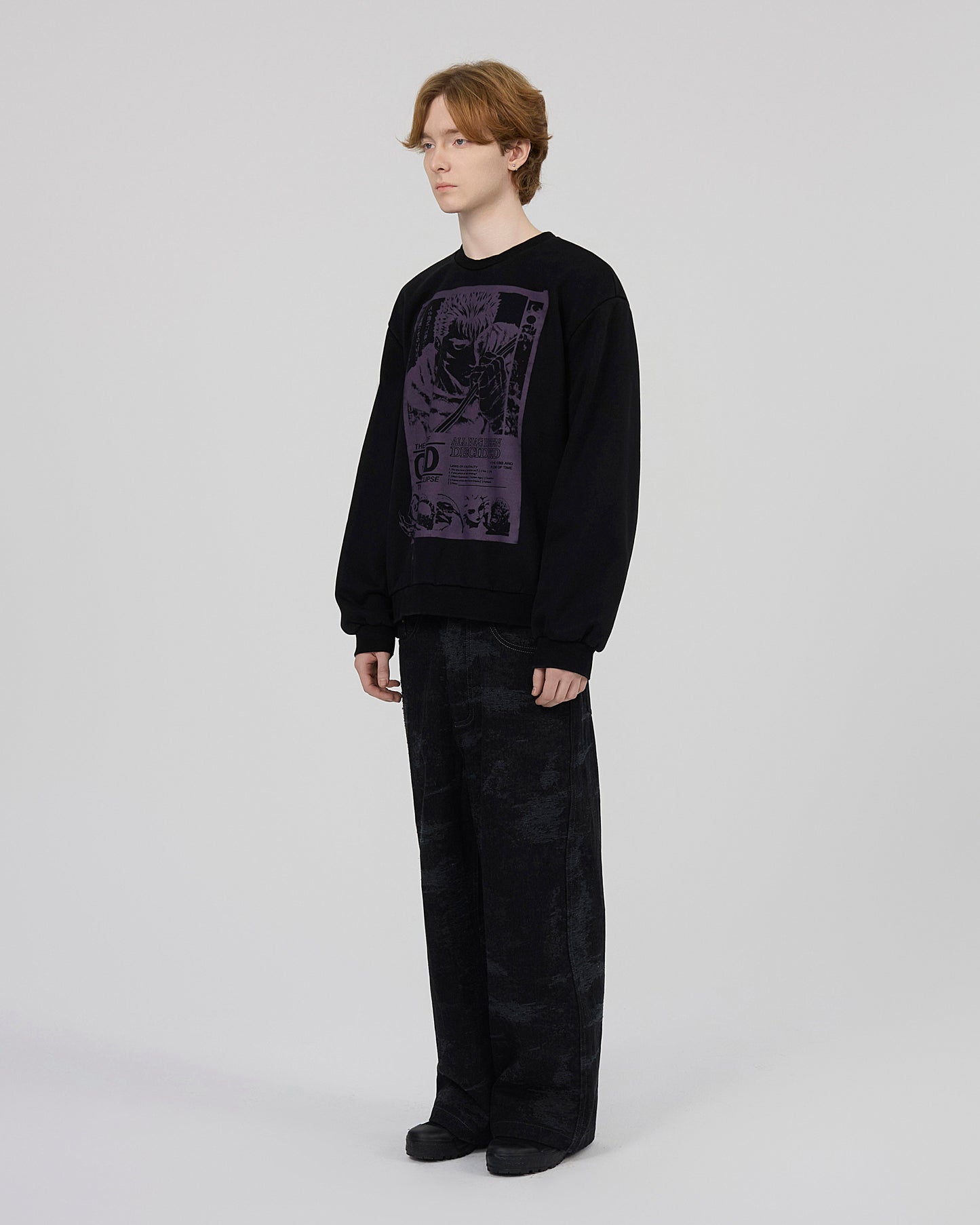 Swordsman Sweater Purple