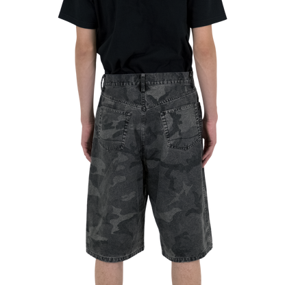 Camo Denim Shorts