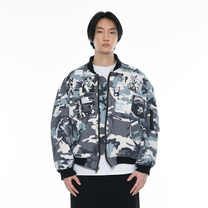 Ora! Ora! Ora! Arctic Camo Bomber