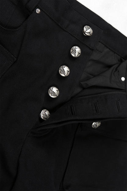 .925 Silver Nekoknee Cargo Pants