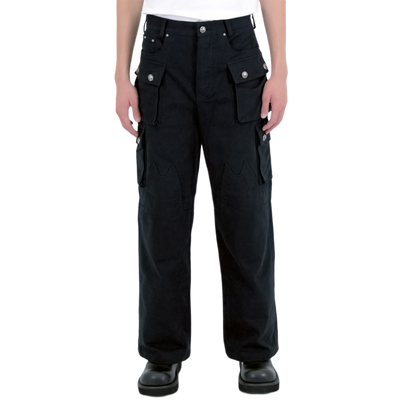 .925 Silver Nekoknee Cargo Pants