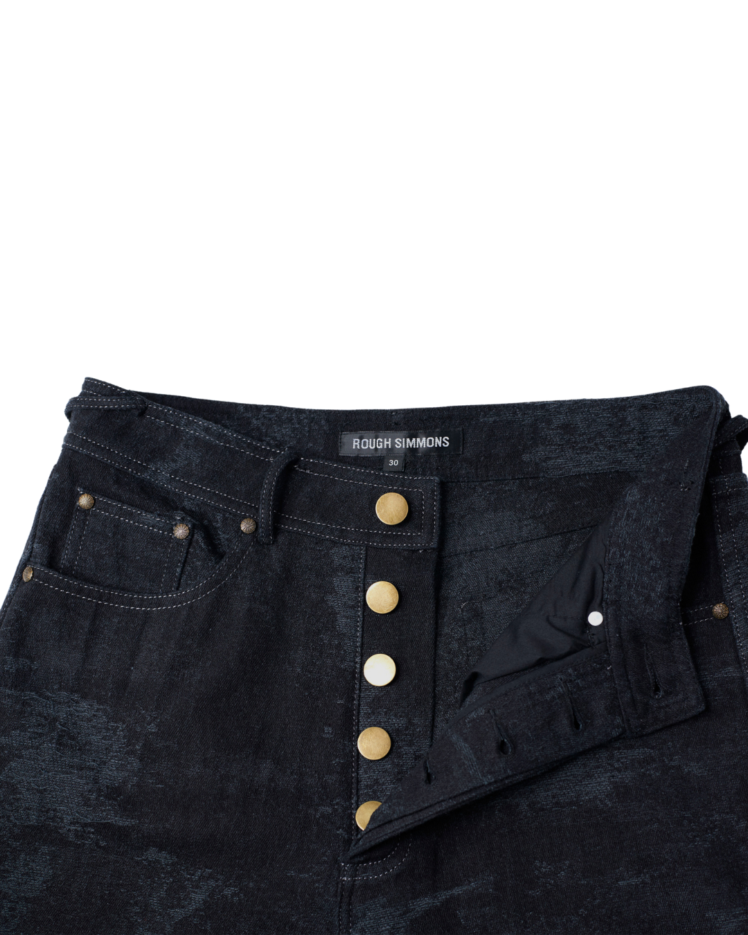 Black Digicamo Denim