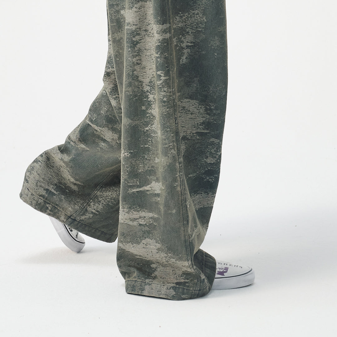 Digi Camo Oversized Denim