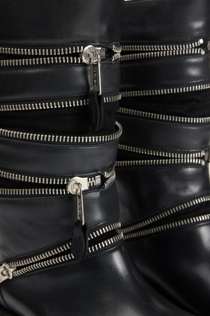 Accordion Combat Boots