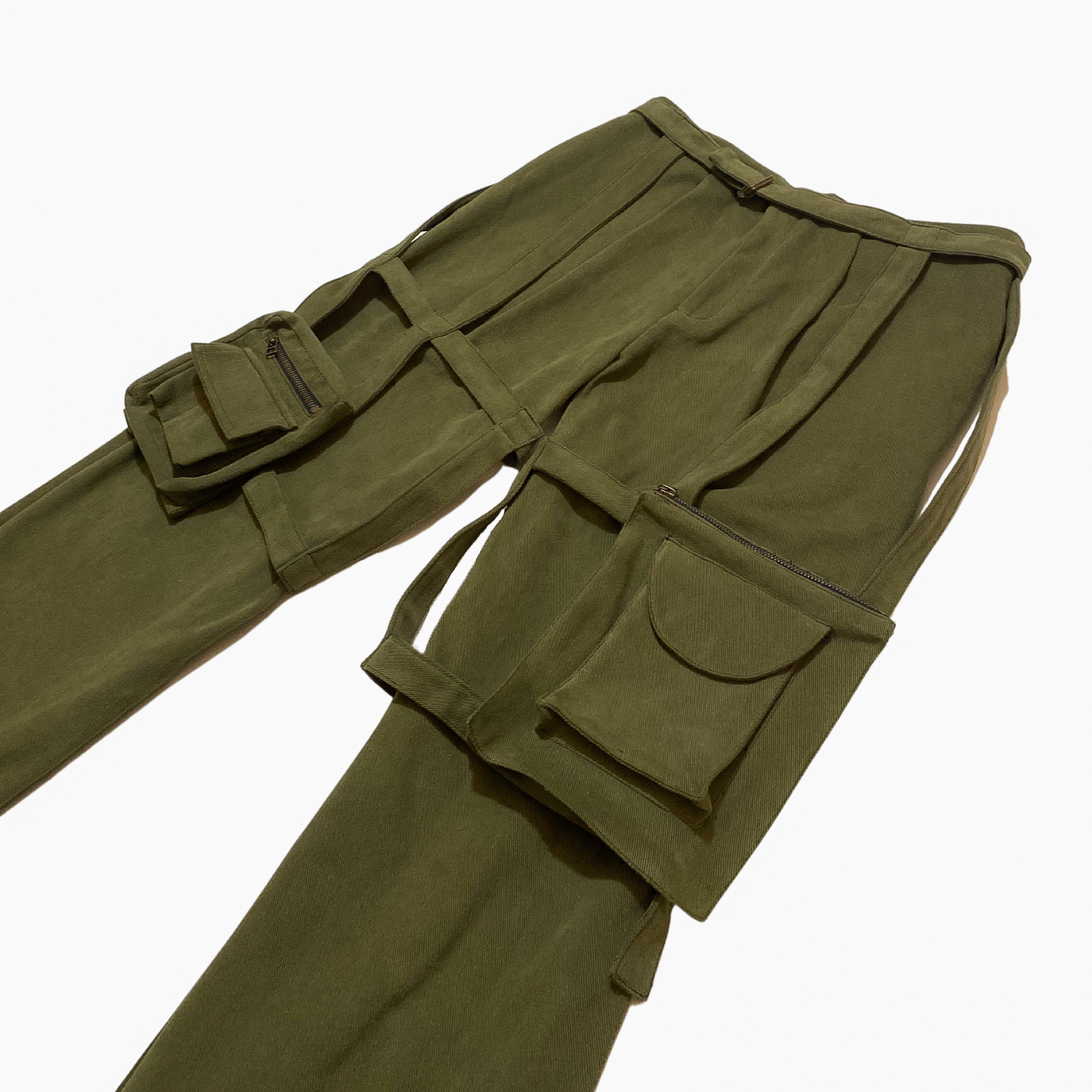 Olive Cage Cargo pants