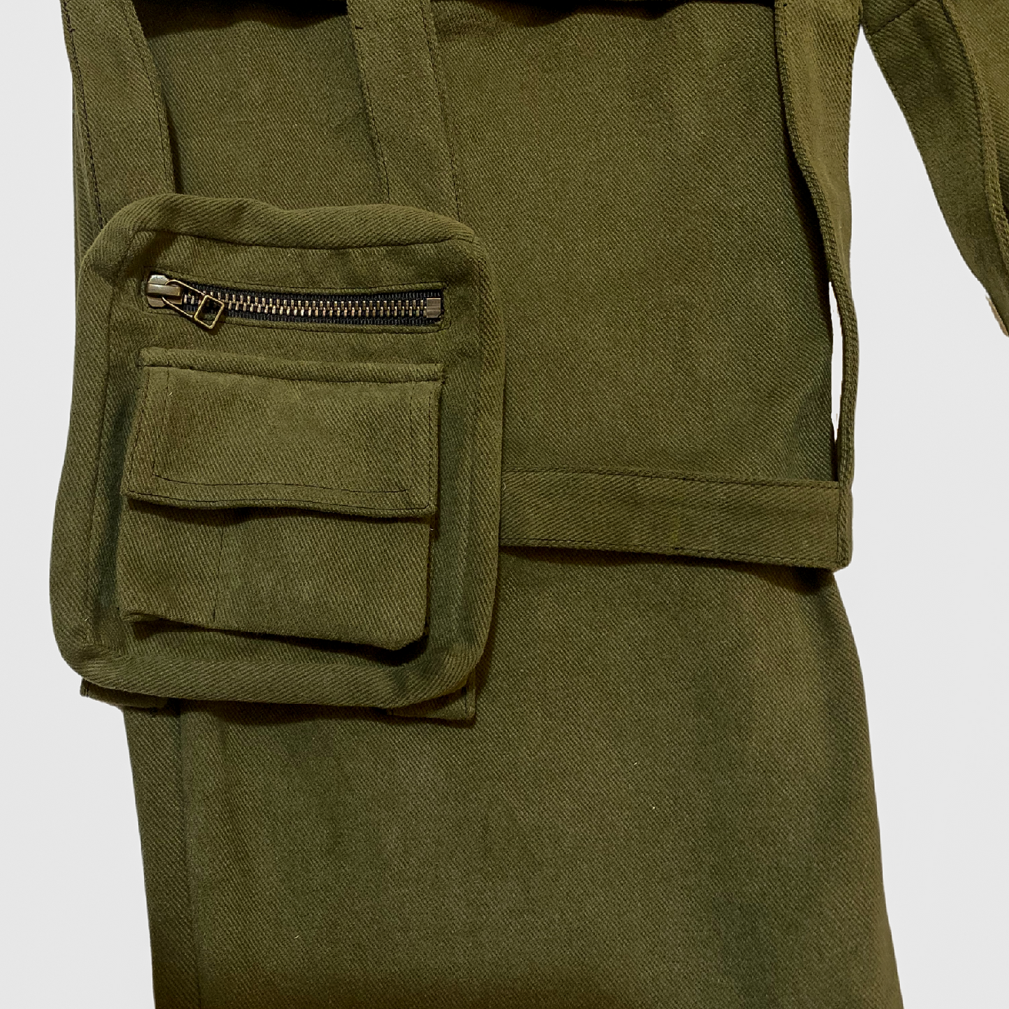 Olive Cage Cargo pants